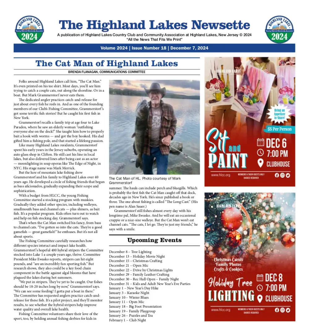 Highland Lakes Newsette Cover